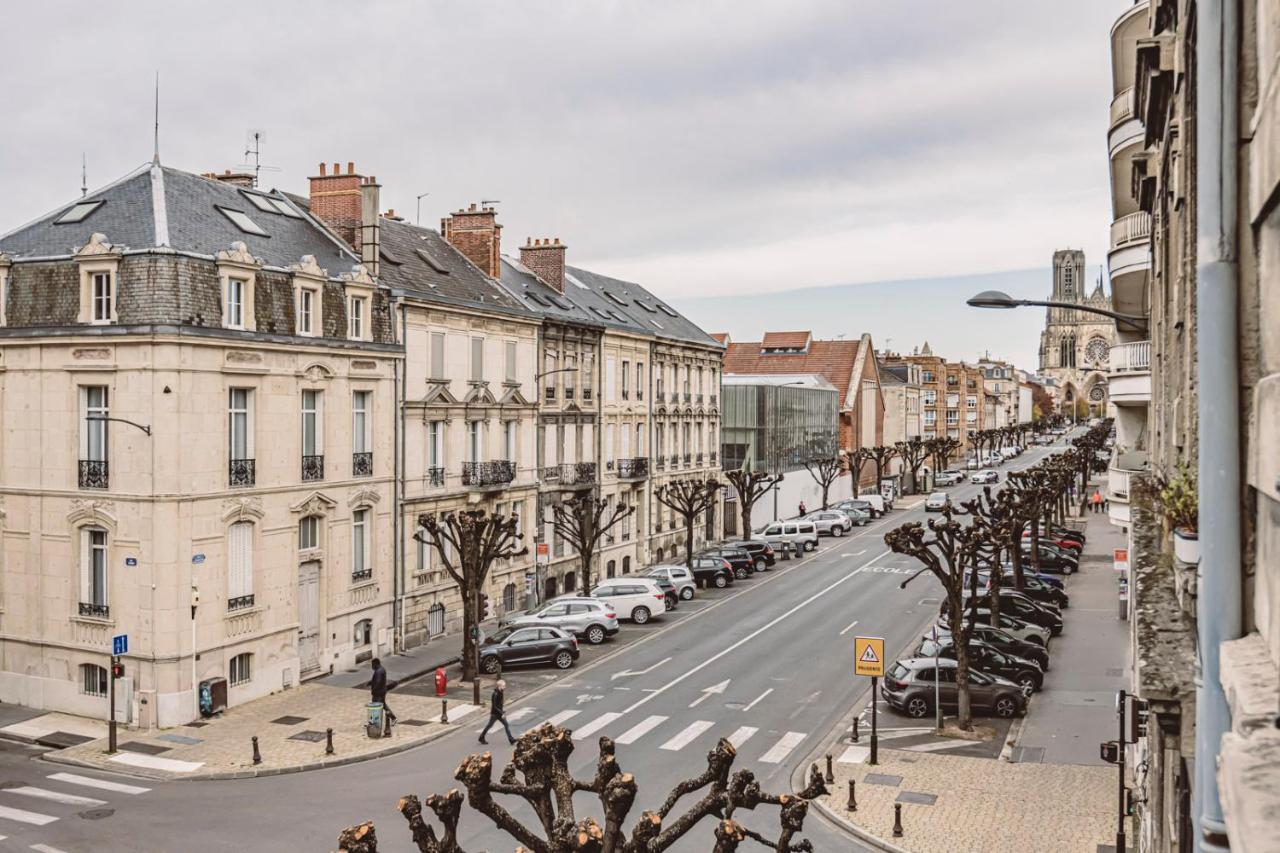 Le Mediterraneen, Face A La Cathedrale - 2D Apartment แร็งส์ ภายนอก รูปภาพ